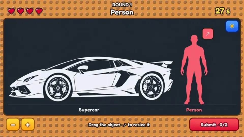 Guess The Real Size artwork